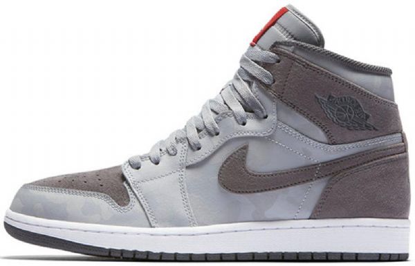 Nike Air Jordan 1 Retro Høje Overdele Basketball Sko Til Damer Grå