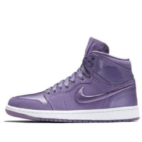 Nike Air Jordan 1 Retro Høje Overdele Basketball Sko Til Damer Lilla