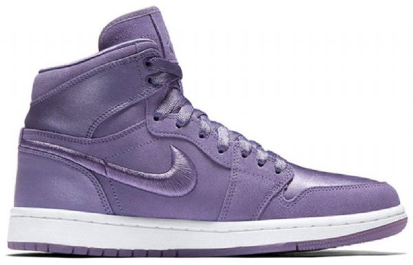 Nike Air Jordan 1 Retro Høje Overdele Basketball Sko Til Damer Lilla