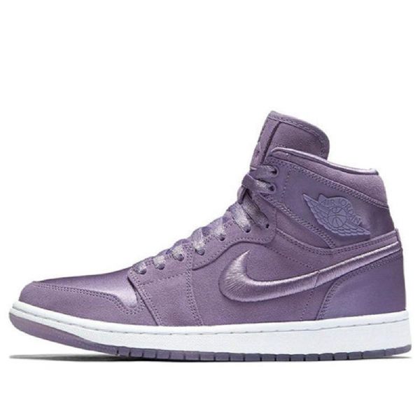 Nike Air Jordan 1 Retro Høje Overdele Basketball Sko Til Damer Lilla