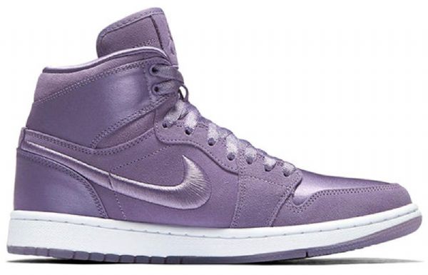Nike Air Jordan 1 Retro Høje Overdele Basketball Sko Til Damer Lilla