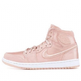 Nike Air Jordan 1 Retro Høje Overdele Basketball Sko Til Damer Lyserød