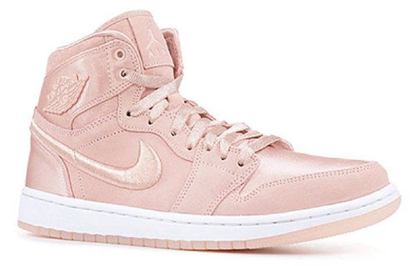 Nike Air Jordan 1 Retro Høje Overdele Basketball Sko Til Damer Lyserød