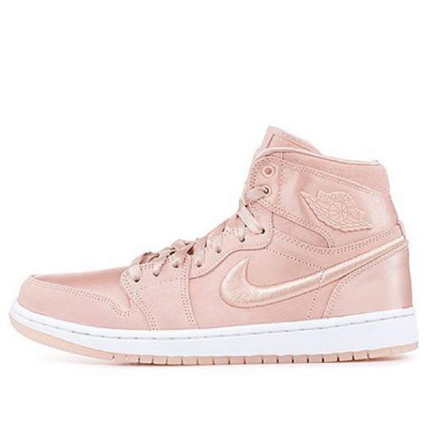 Nike Air Jordan 1 Retro Høje Overdele Basketball Sko Til Damer Lyserød