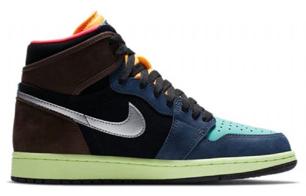 Nike Air Jordan 1 Retro Høje Overdele Basketball Sko Til Mænd Flerfarvet