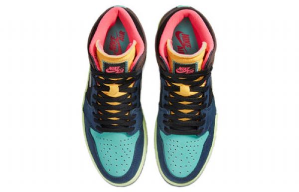Nike Air Jordan 1 Retro Høje Overdele Basketball Sko Til Mænd Flerfarvet