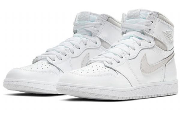 Nike Air Jordan 1 Retro Høje Overdele Basketball Sko Til Mænd Grå