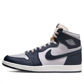 Nike Air Jordan 1 Retro Høje Overdele Basketball Sko Til Mænd Mørkeblå Coral