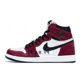 Nike Air Jordan 1 Retro Høje Overdele Crush Sko Til Mænd Burgundy