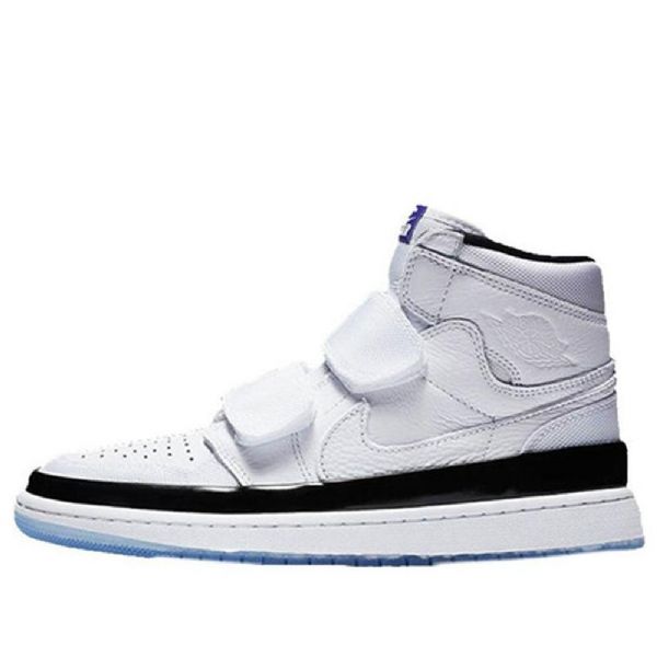 Nike Air Jordan 1 Retro Høje Overdele Dobbelt Reima Basketball Sko Til Mænd Sølv