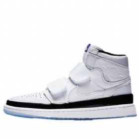 Nike Air Jordan 1 Retro Høje Overdele Dobbelt Reima Basketball Sko Til Mænd Sølv