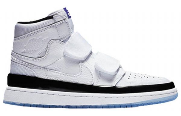 Nike Air Jordan 1 Retro Høje Overdele Dobbelt Reima Basketball Sko Til Mænd Sølv