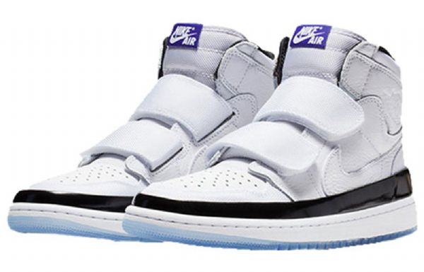 Nike Air Jordan 1 Retro Høje Overdele Dobbelt Reima Basketball Sko Til Mænd Sølv
