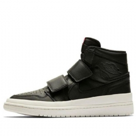Nike Air Jordan 1 Retro Høje Overdele Dobbelt Reima Basketball Sko Til Mænd Sort