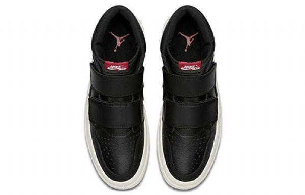 Nike Air Jordan 1 Retro Høje Overdele Dobbelt Reima Basketball Sko Til Mænd Sort
