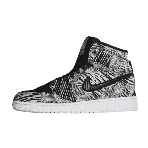 Nike Air Jordan 1 Retro Høje Overdele Gg History Month 2015 Sko Til Mænd Sort