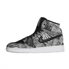 Nike Air Jordan 1 Retro Høje Overdele Gg History Month 2015 Sko Til Mænd Sort