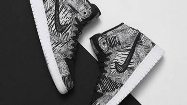 Nike Air Jordan 1 Retro Høje Overdele Gg History Month 2015 Sko Til Mænd Sort