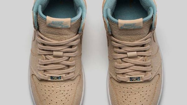 Nike Air Jordan 1 Retro Høje Overdele Gs Sand Dune Sko Til Mænd Khaki