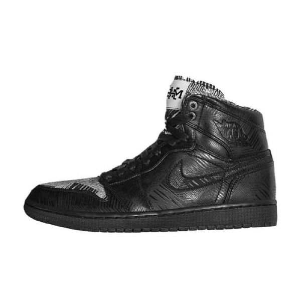 Nike Air Jordan 1 Retro Høje Overdele Historie Måned 2015 Sko Til Mænd Sort