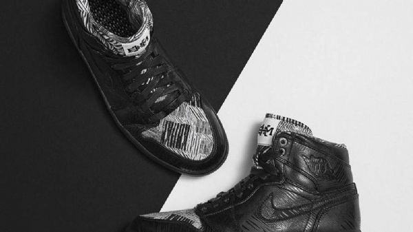 Nike Air Jordan 1 Retro Høje Overdele Historie Måned 2015 Sko Til Mænd Sort
