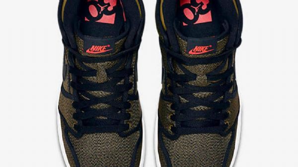 Nike Air Jordan 1 Retro Høje Overdele Ko Militia Sko Til Mænd Olivengrøn