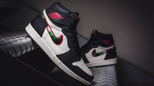 Nike Air Jordan 1 Retro Høje Overdele Og A Star Is Born Sko Til Mænd Sort Hvid