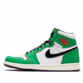 Nike Air Jordan 1 Retro Høje Overdele Og Basketball Sko Til Damer Grøn