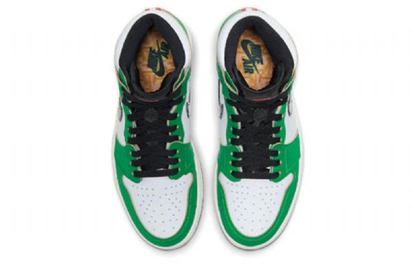 Nike Air Jordan 1 Retro Høje Overdele Og Basketball Sko Til Damer Grøn