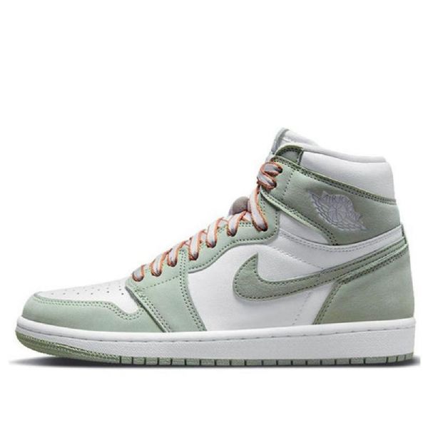 Nike Air Jordan 1 Retro Høje Overdele Og Basketball Sko Til Damer Mint Hvid
