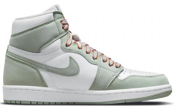 Nike Air Jordan 1 Retro Høje Overdele Og Basketball Sko Til Damer Mint Hvid