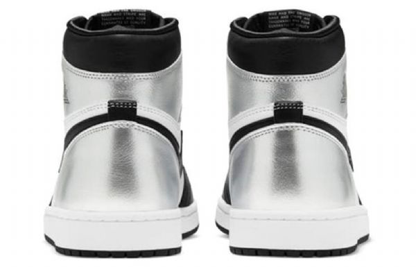 Nike Air Jordan 1 Retro Høje Overdele Og Basketball Sko Til Damer Sølv