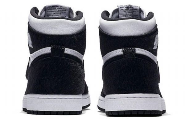 Nike Air Jordan 1 Retro Høje Overdele Og Basketball Sko Til Damer Sort Hvid