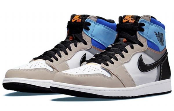 Nike Air Jordan 1 Retro Høje Overdele Og Basketball Sko Til Mænd Flerfarvet