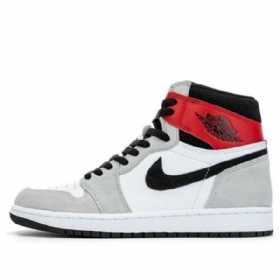 Nike Air Jordan 1 Retro Høje Overdele Og Basketball Sko Til Mænd Grå