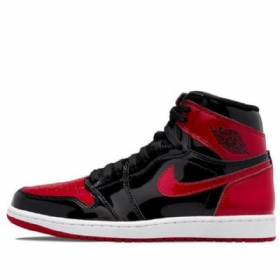 Nike Air Jordan 1 Retro Høje Overdele Og Basketball Sko Til Mænd Hvid Rød