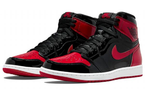 Nike Air Jordan 1 Retro Høje Overdele Og Basketball Sko Til Mænd Hvid Rød