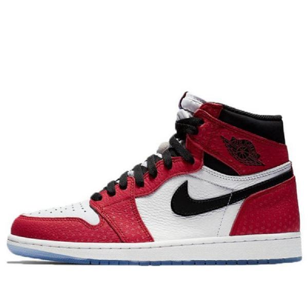 Nike Air Jordan 1 Retro Høje Overdele Og Basketball Sko Til Mænd Rød Hvid