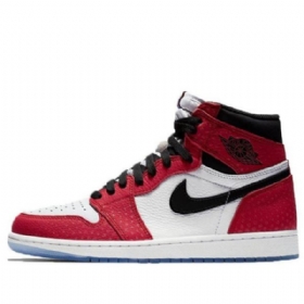 Nike Air Jordan 1 Retro Høje Overdele Og Basketball Sko Til Mænd Rød Hvid