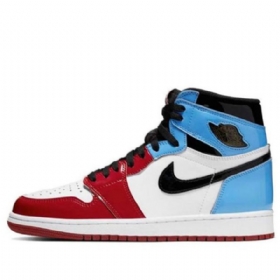 Nike Air Jordan 1 Retro Høje Overdele Og Basketball Sko Til Mænd Rød Hvid Blå