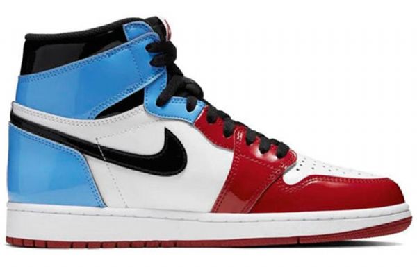 Nike Air Jordan 1 Retro Høje Overdele Og Basketball Sko Til Mænd Rød Hvid Blå