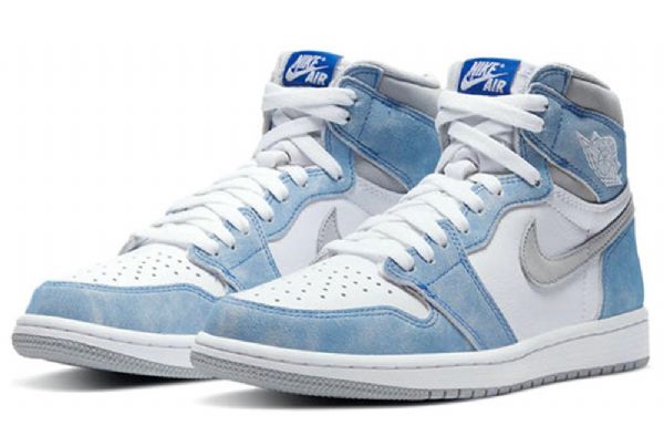 Nike Air Jordan 1 Retro Høje Overdele Og Basketball Sko Til Mænd Sort Blå