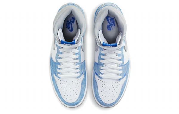 Nike Air Jordan 1 Retro Høje Overdele Og Basketball Sko Til Mænd Sort Blå
