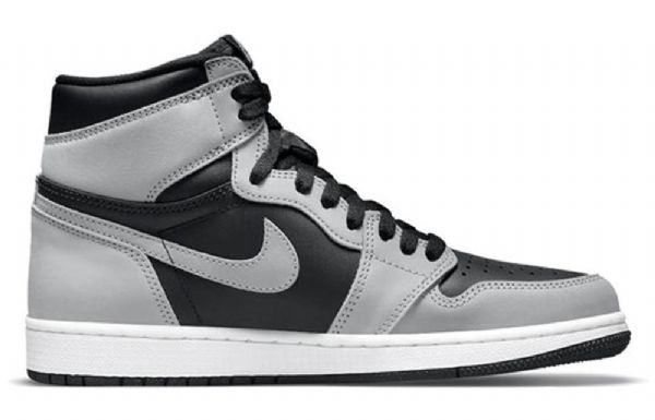 Nike Air Jordan 1 Retro Høje Overdele Og Basketball Sko Til Mænd Sort Grå