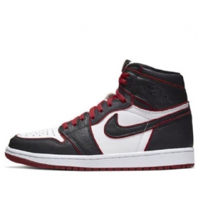 Nike Air Jordan 1 Retro Høje Overdele Og Basketball Sko Til Mænd Sort Hvid