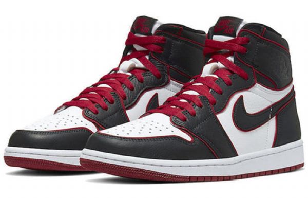 Nike Air Jordan 1 Retro Høje Overdele Og Basketball Sko Til Mænd Sort Hvid