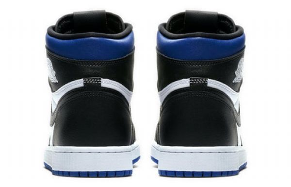 Nike Air Jordan 1 Retro Høje Overdele Og Basketball Sko Til Mænd Sort Hvid Blå