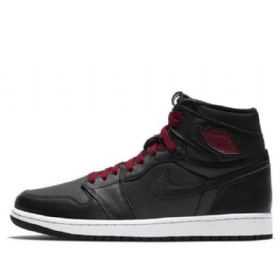 Nike Air Jordan 1 Retro Høje Overdele Og Basketball Sko Til Mænd Sort Rød
