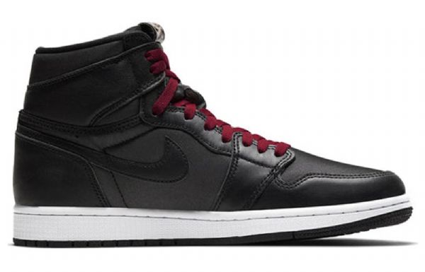 Nike Air Jordan 1 Retro Høje Overdele Og Basketball Sko Til Mænd Sort Rød
