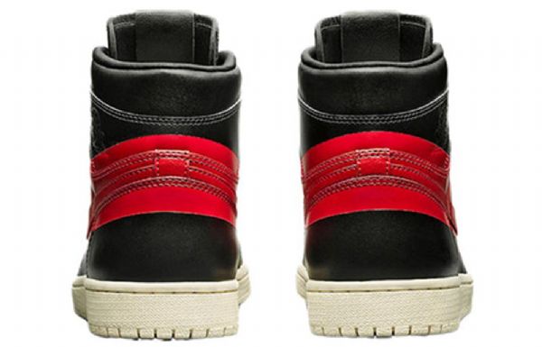 Nike Air Jordan 1 Retro Høje Overdele Og Basketball Sko Til Mænd Sort Rød